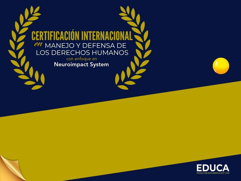 Certificación Internacional en Manejo y Defensa de los De...