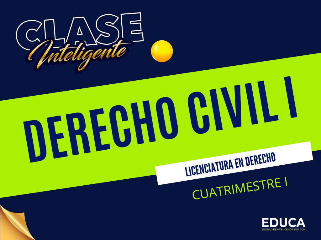 DERECHO CIVIL I